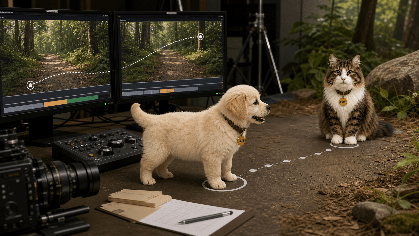 Image-to-Video Prompts hero artwork featuring the HARU production world