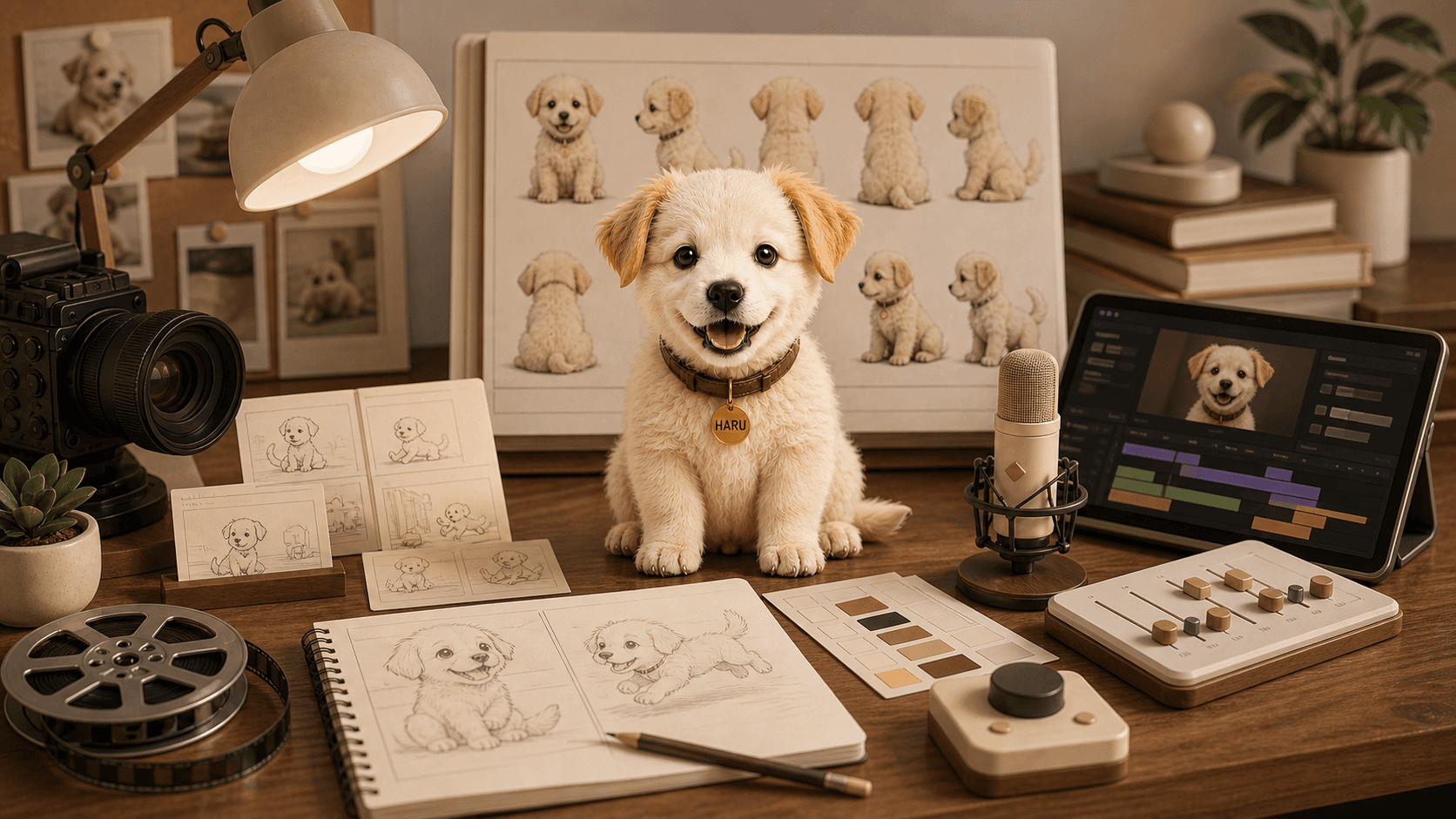 How HARU Was Created production record